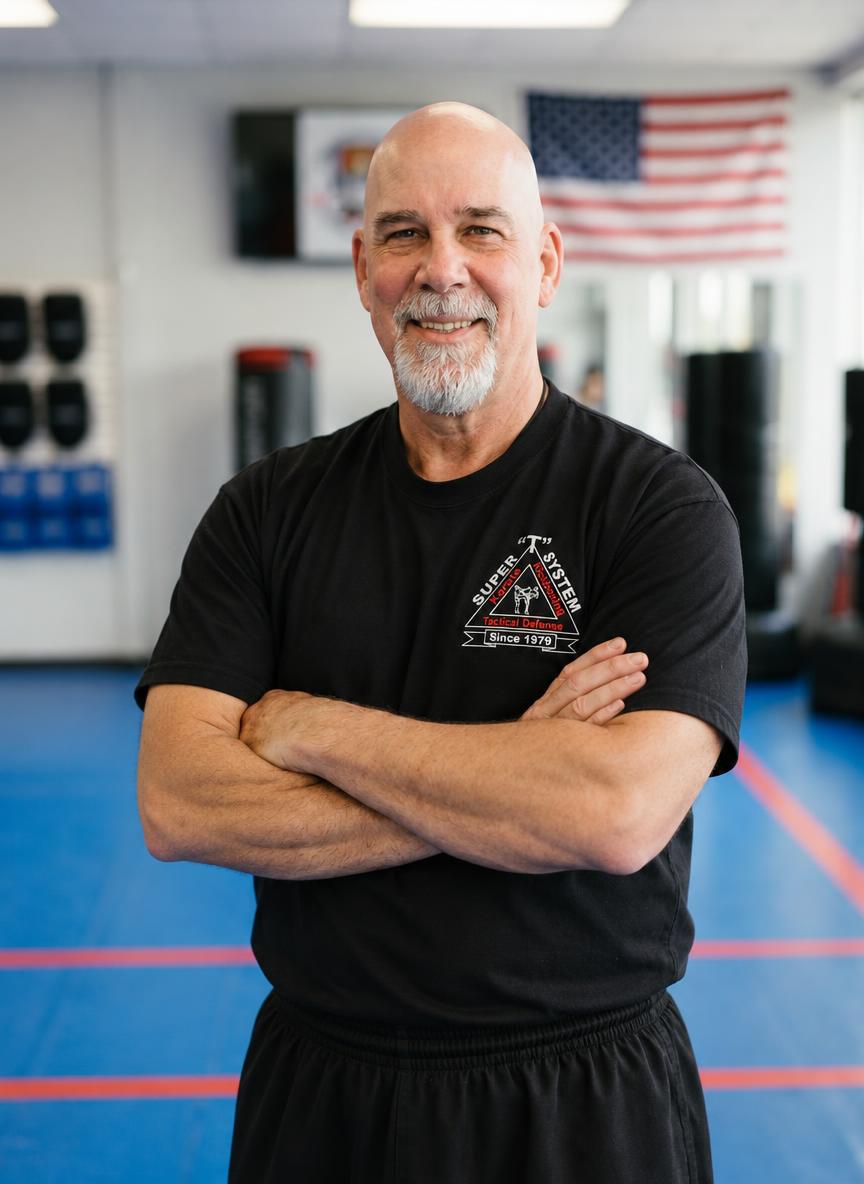 Master Terry Gay, founder of Super T Karate in Grand Rapids