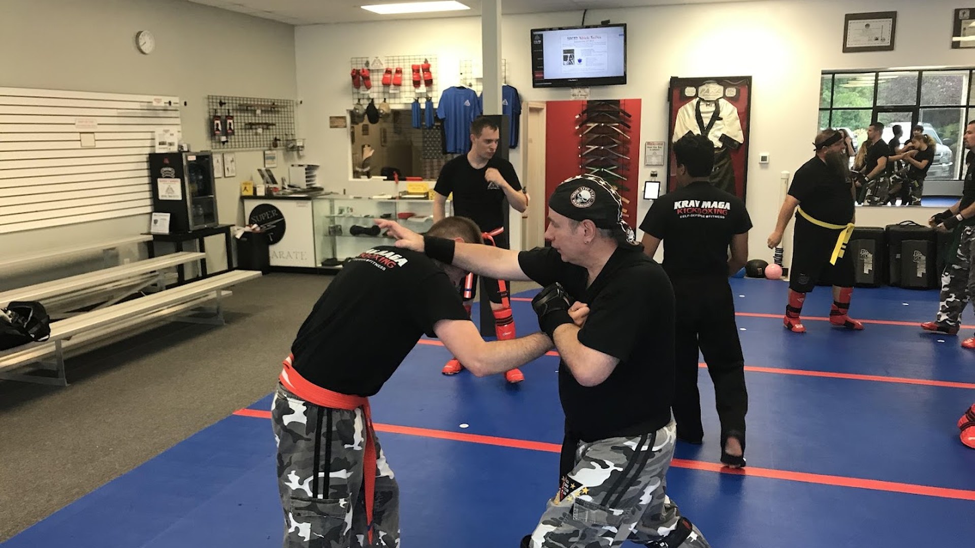 Adult Martial Arts class at Super T Karate near Comstock Park